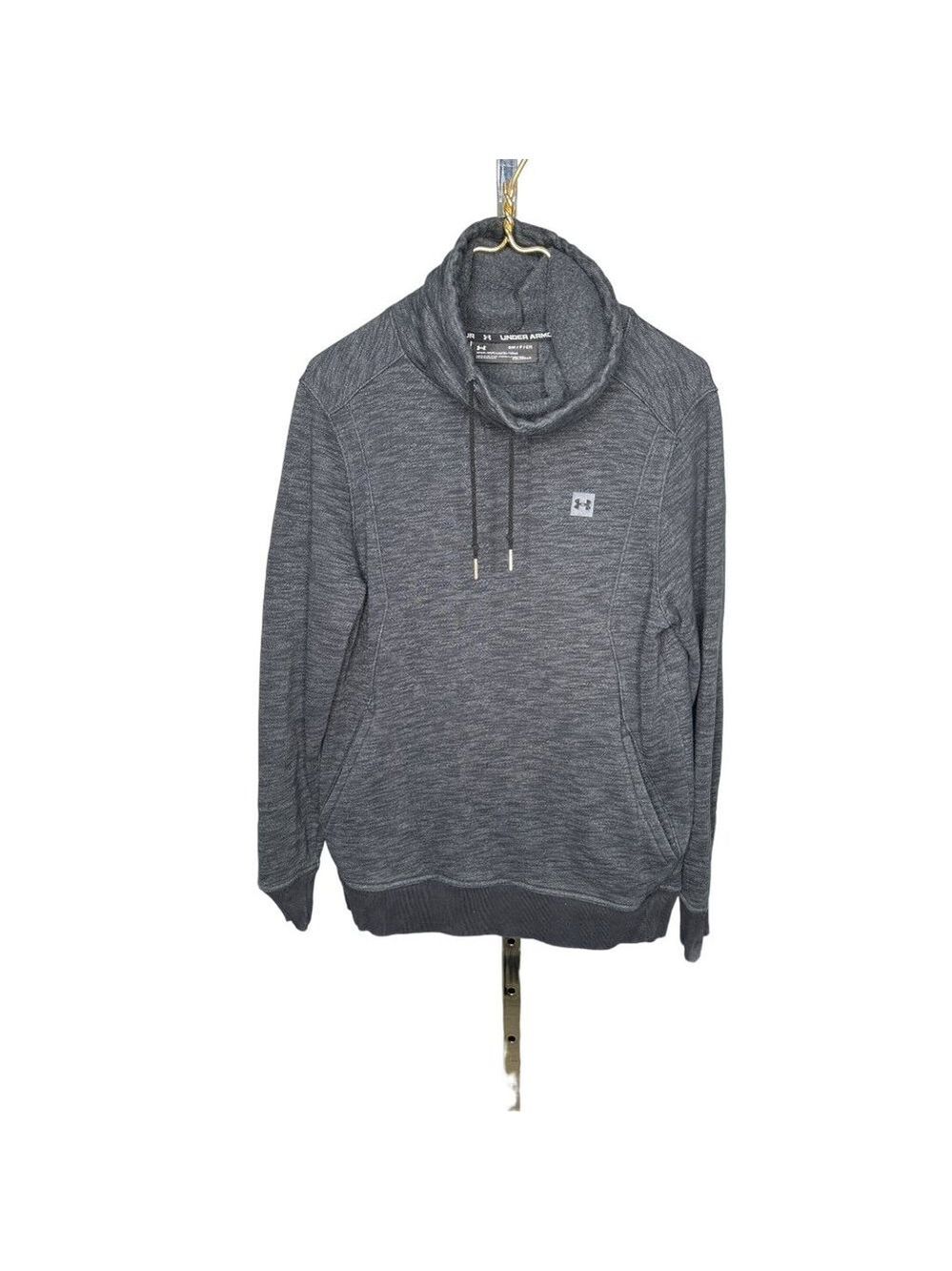 Under Armour Sweatshirt Womens Fitted Small Cold Gear Dark Gray